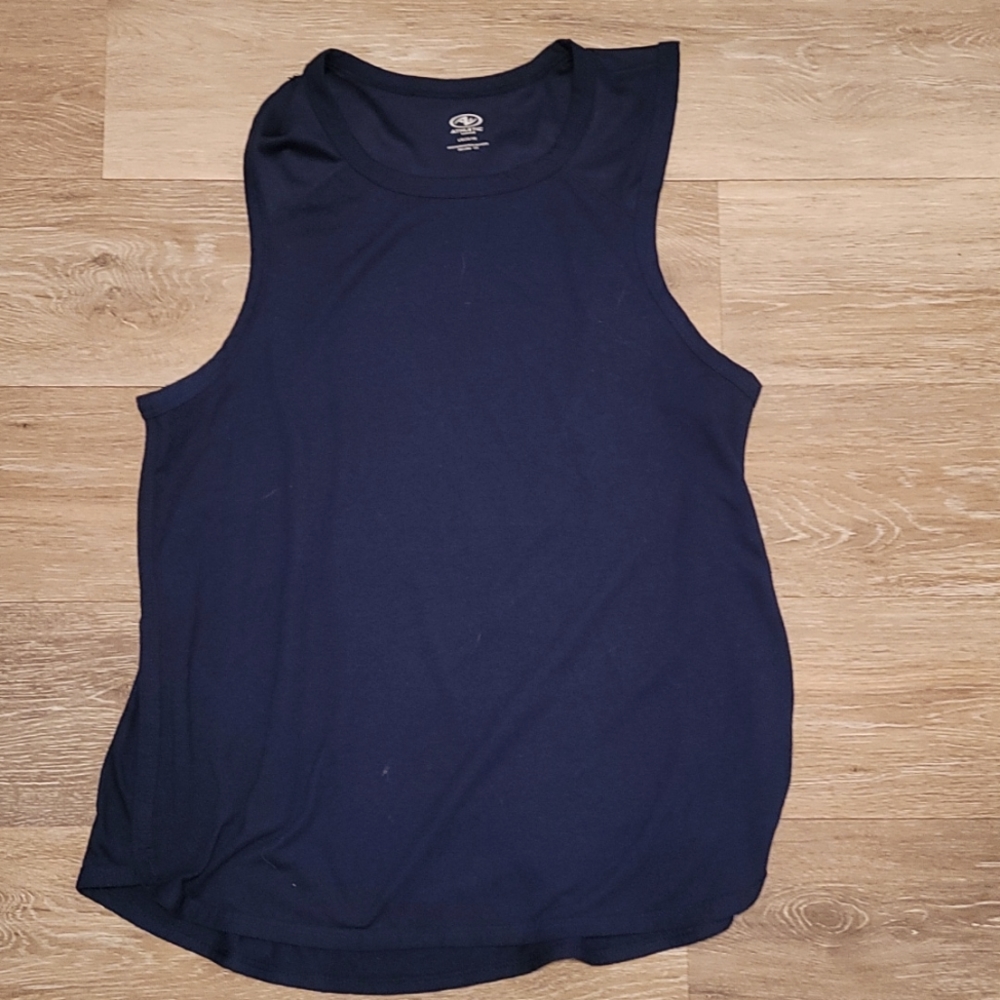 Athletic Works Women's Navy Sleeveless Top Size Large